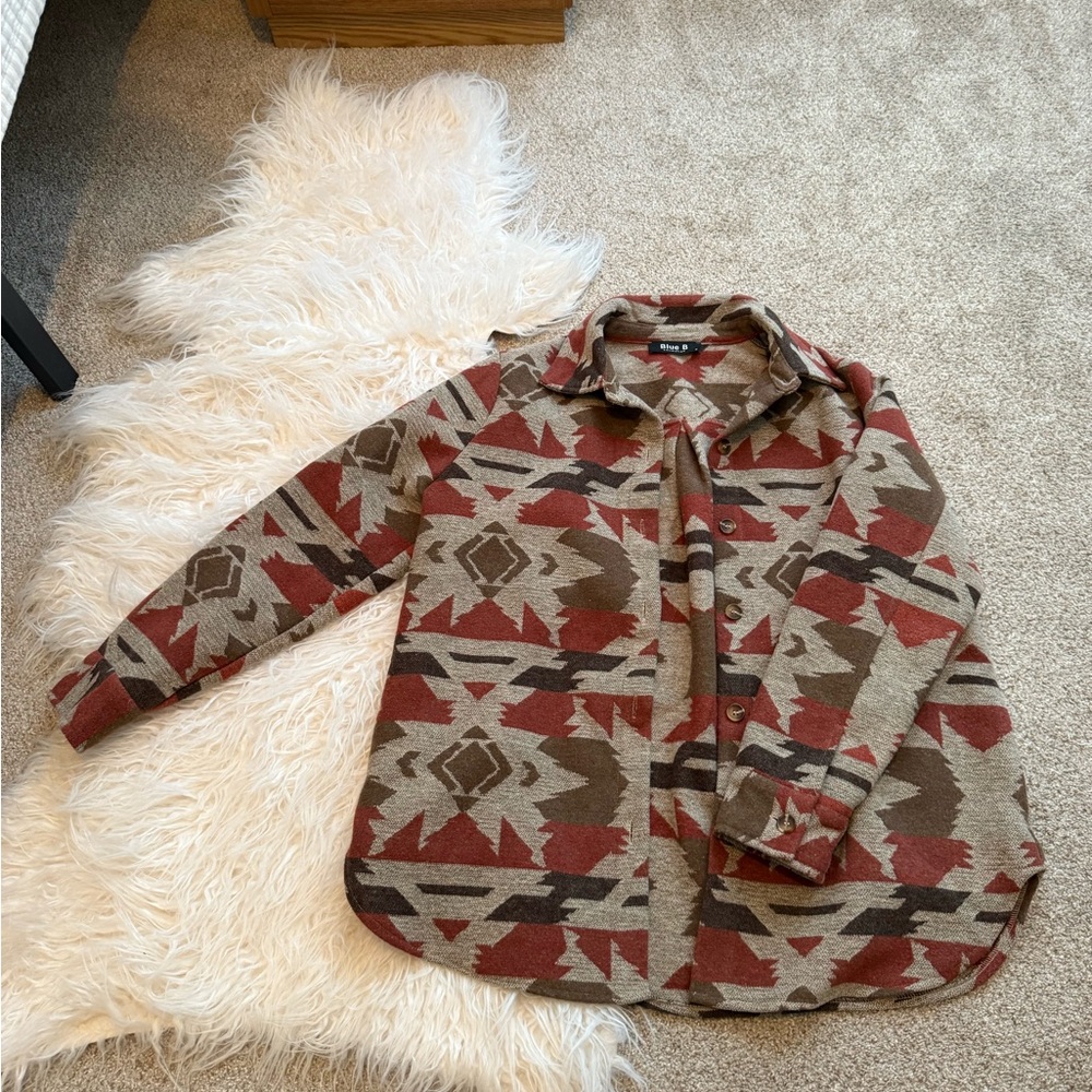Western Button-Up Shacket